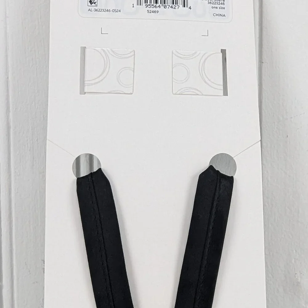Wonder Nation 2 Piece Set Black Zip Tie & Pocket Square Kids Ages 3+ New